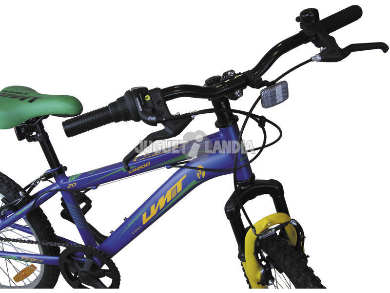 Bicicleta XR-200 Azul com Cambio Shimano 6V e Suspenção Dianteira Umit 2070CS-2