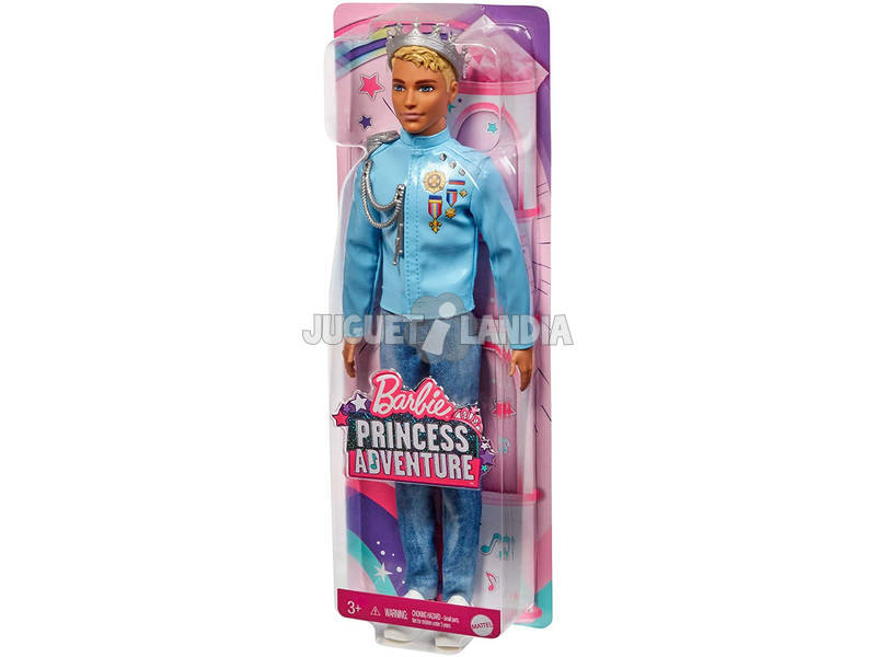 Princess Adventure Ken Príncipe Mattel GML67