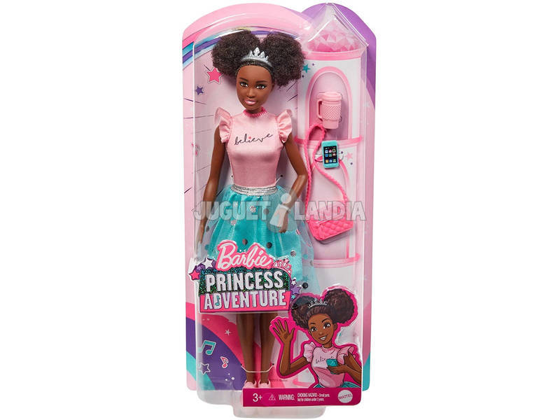 Princess Adventure Bambola Fantasia Turchese Mattel GML70