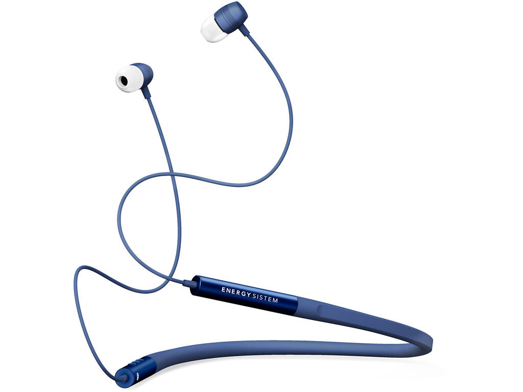 Earphones Kopfhörer Neckband 3 Bluetooth Blue Energy Sistem 44559