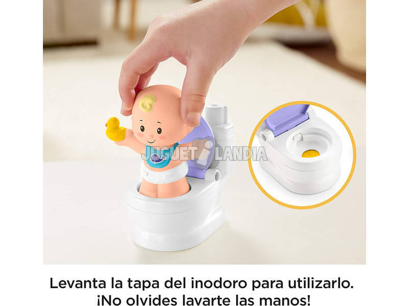 Little People Completo Bebè Uscire e Lavare Mattel GKP66