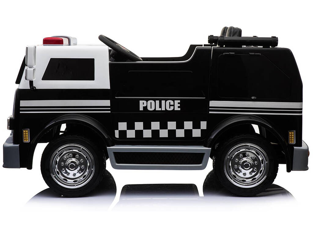 Camion Batteria Furgone della Polizia 12v. Radio Comando