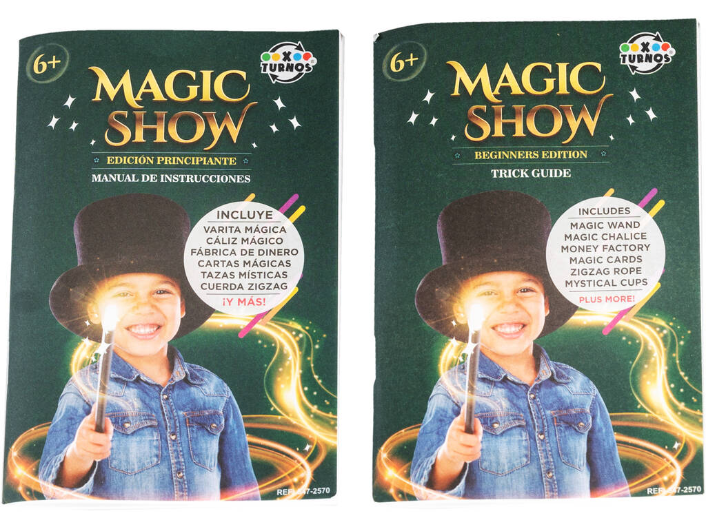 Jogo de Magia Magic Show Edição para principiantes Mais de 100 Truques