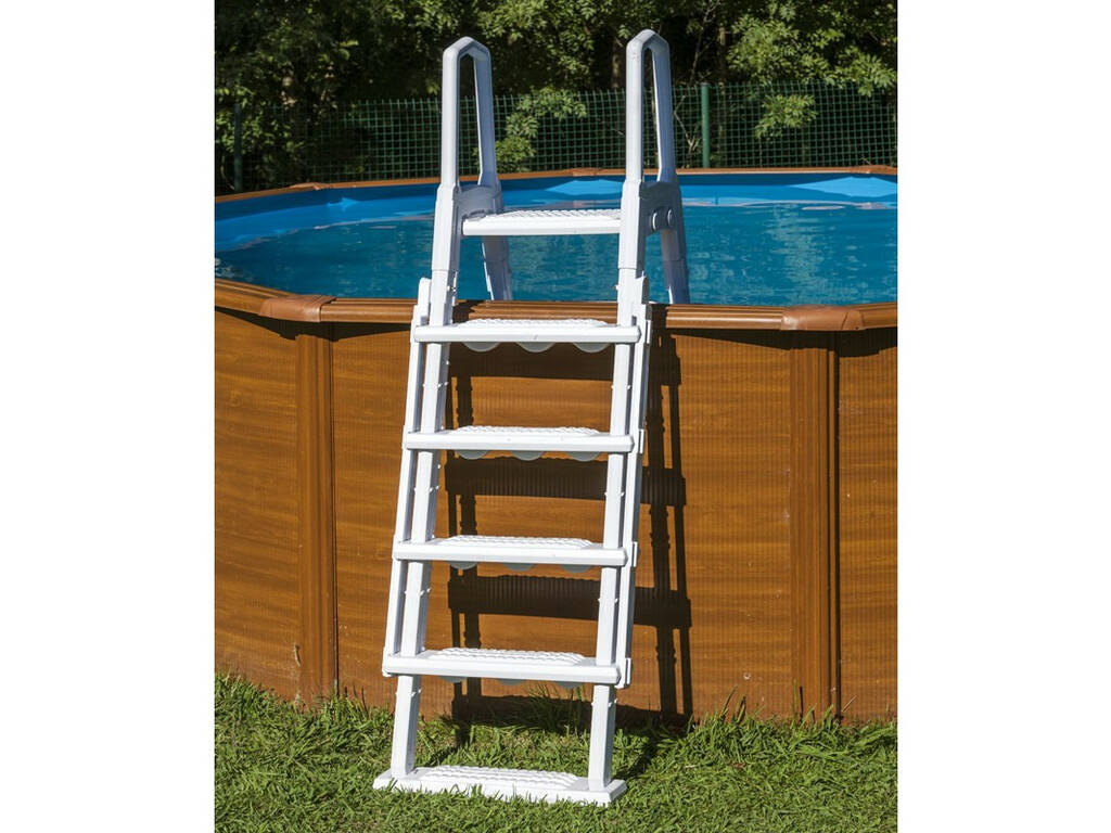 Scaletta modellata per piscina fuori terra 120-132 cm. Gre L4PL