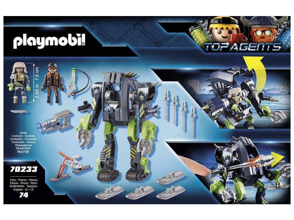 Playmobil TopAgents Artic Rebels Robô de Gelo 70233