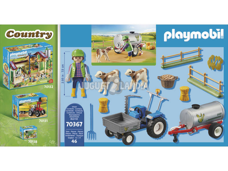 Playmobil Country Reboque de tractor com Tanque 70367