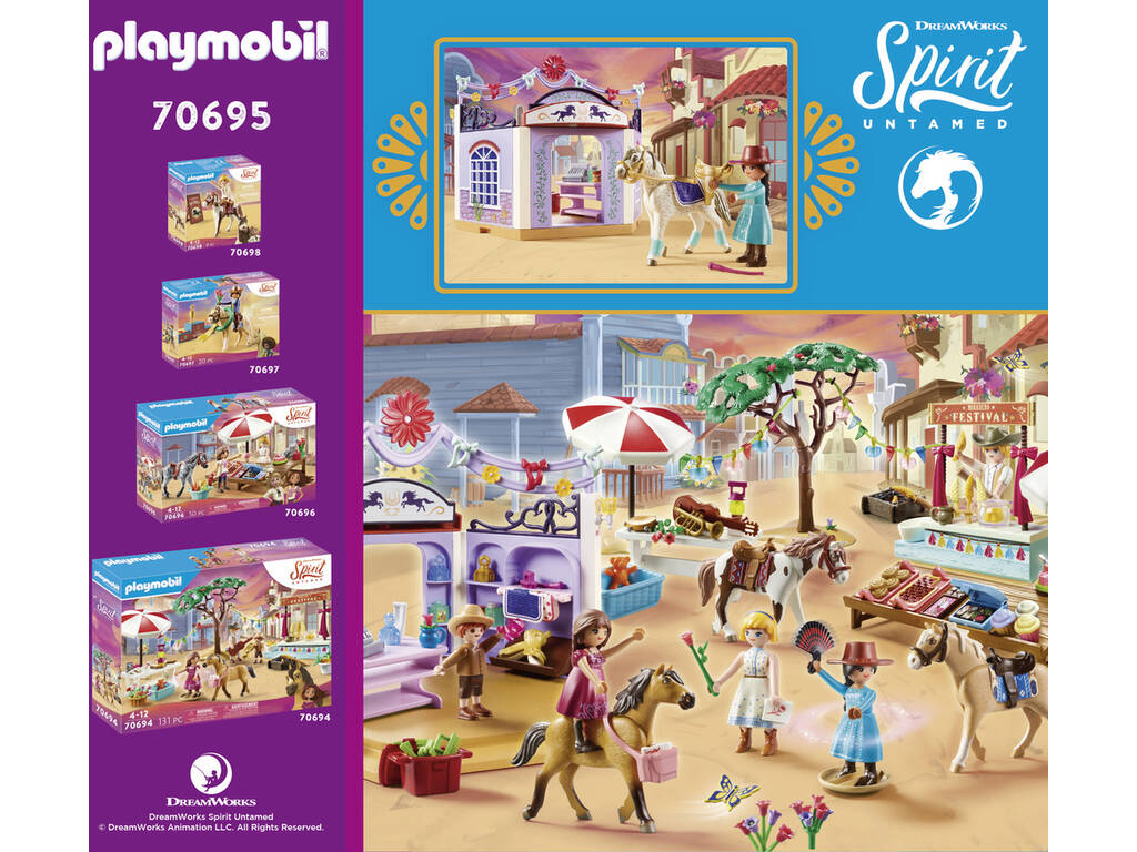 Playmobil Spirit Mirante Loja Equestre 70695
