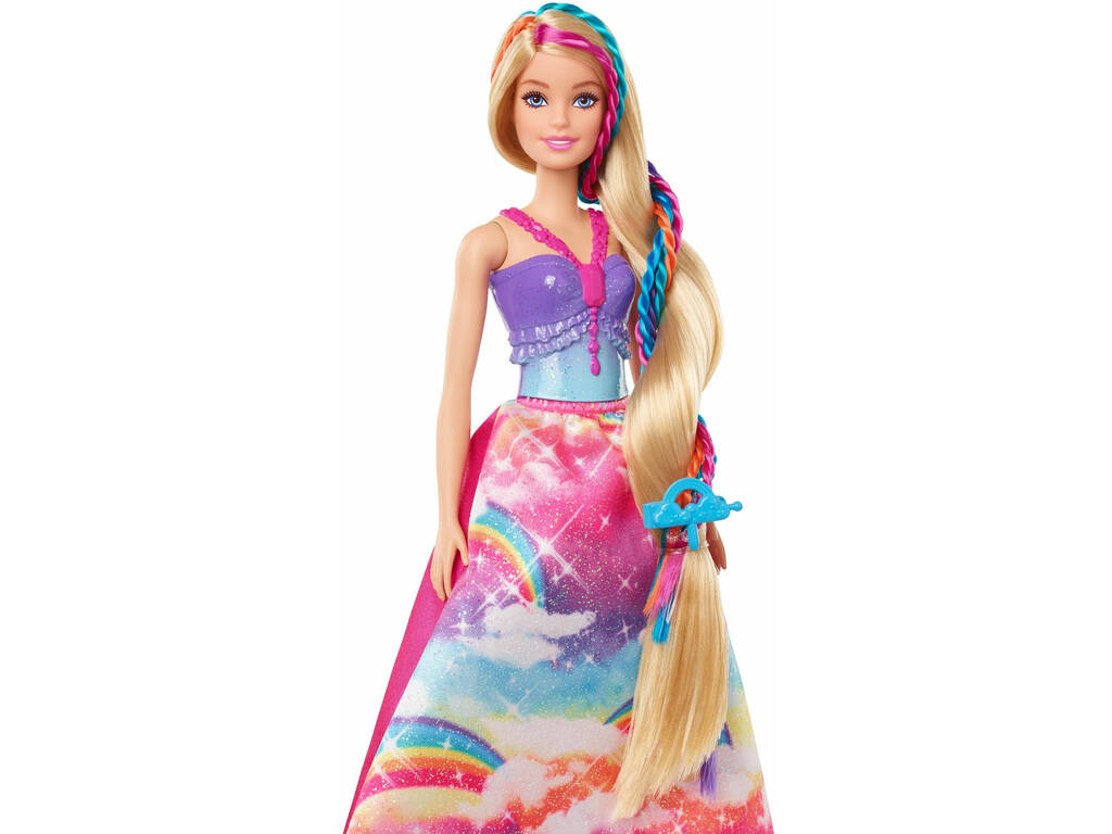 Barbie Princesa Tranças Mattel GTG00