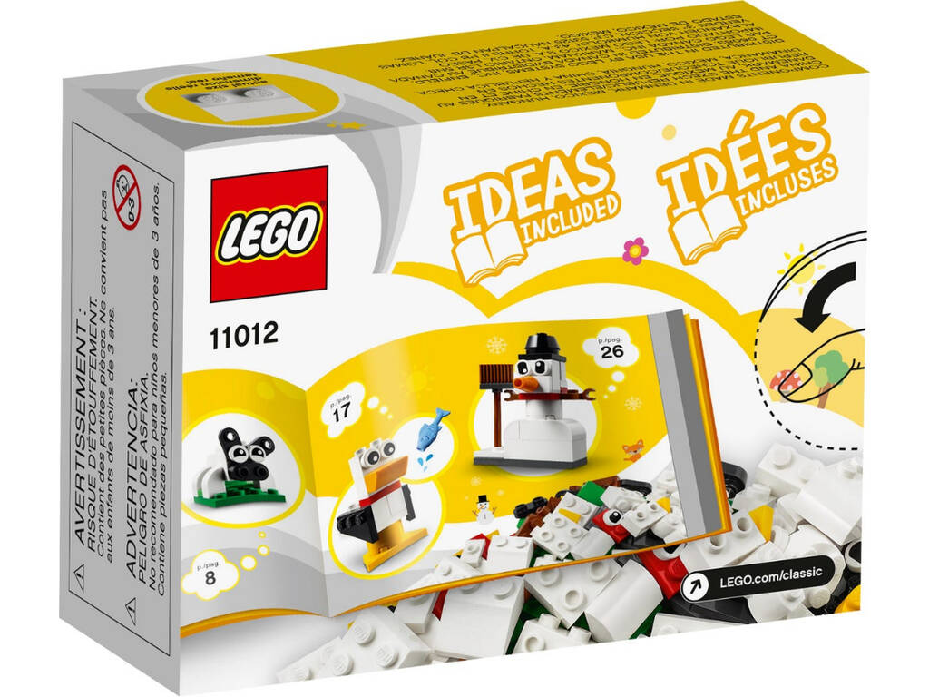 Lego Classic Tijolos Criativos Brancos 11012