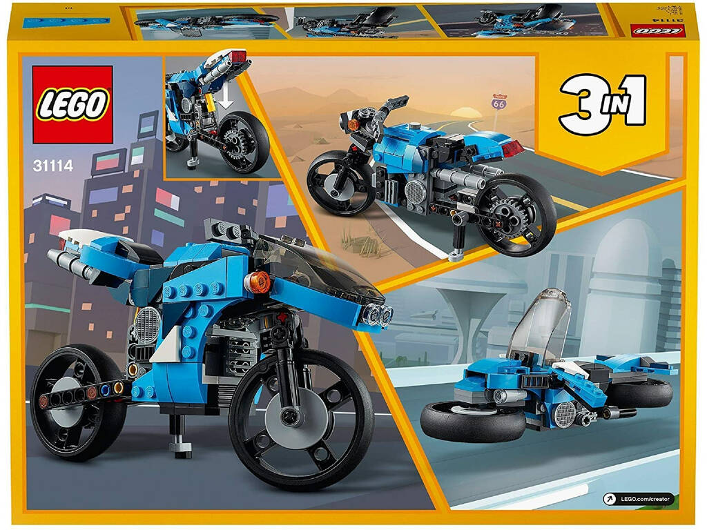 Super Moto LEGO Creator 3-en-1 31114