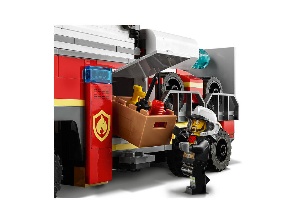 Lego City L'unité de commandement des pompiers 60282