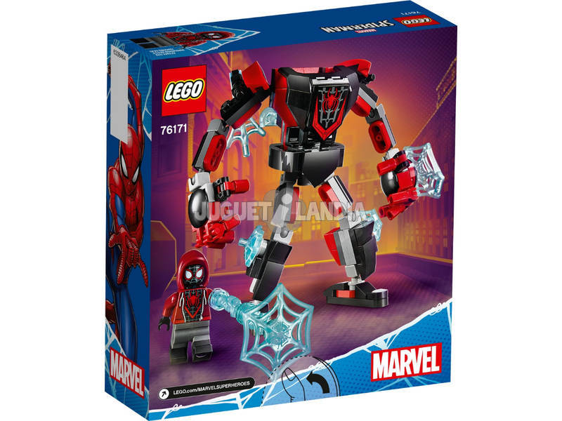 Lego Marvel Super Heroes Miles Morales armatura robotica 76171