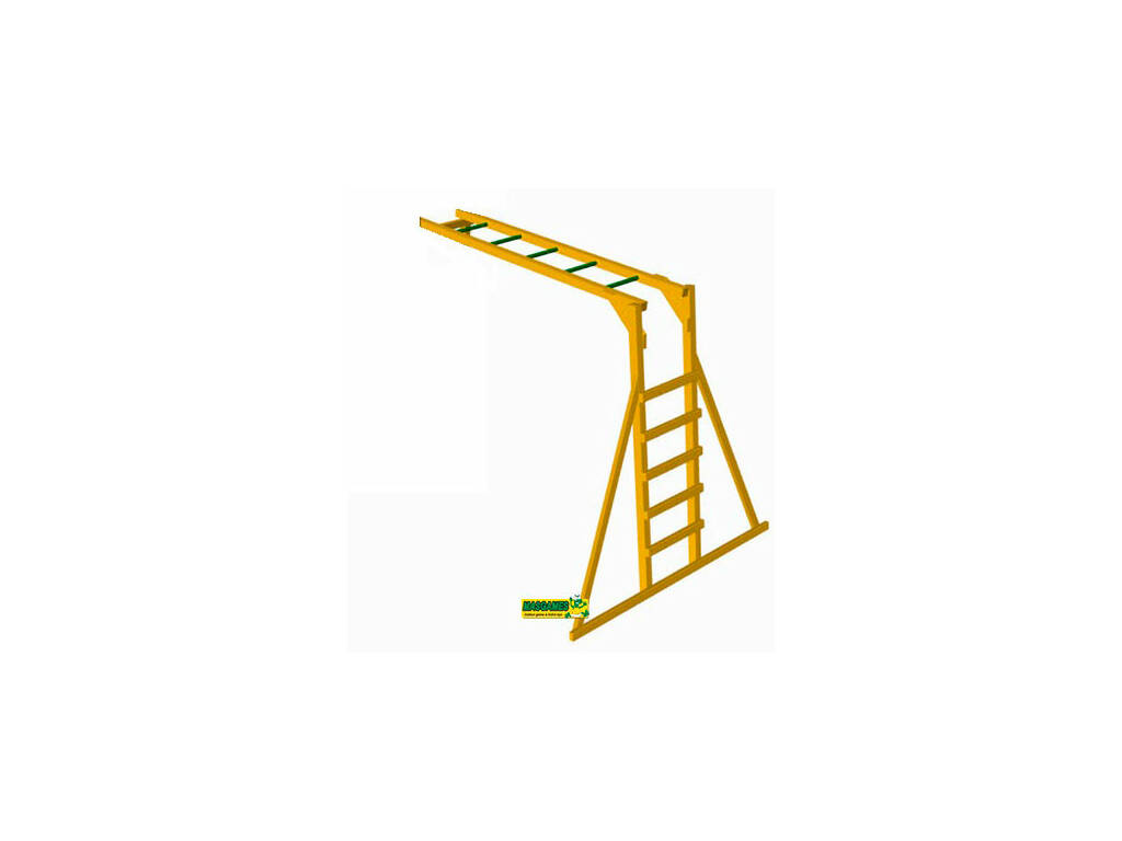 Parque Infantil Teide com Baloiço Individual e Escada de Mono Masgames MA700105