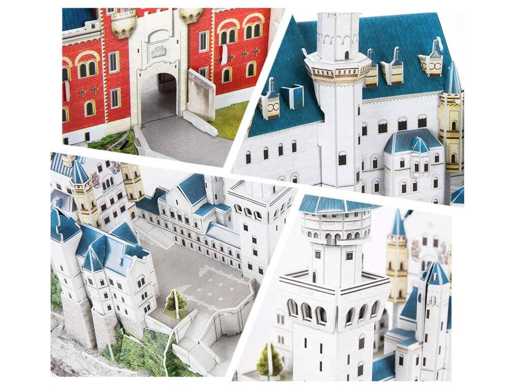 Puzzle 3D National Geographic Schloss Neuschwanstein World Brands DS990H