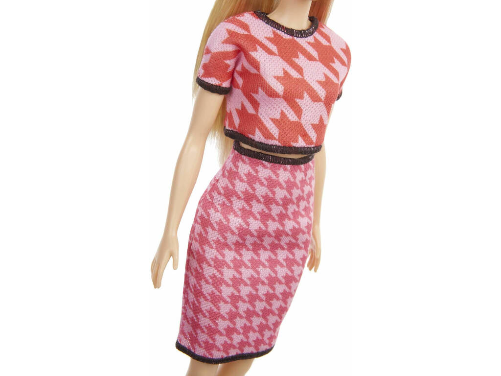Barbie Fashionista Conjunto Pata de Gallo Mattel GRB59