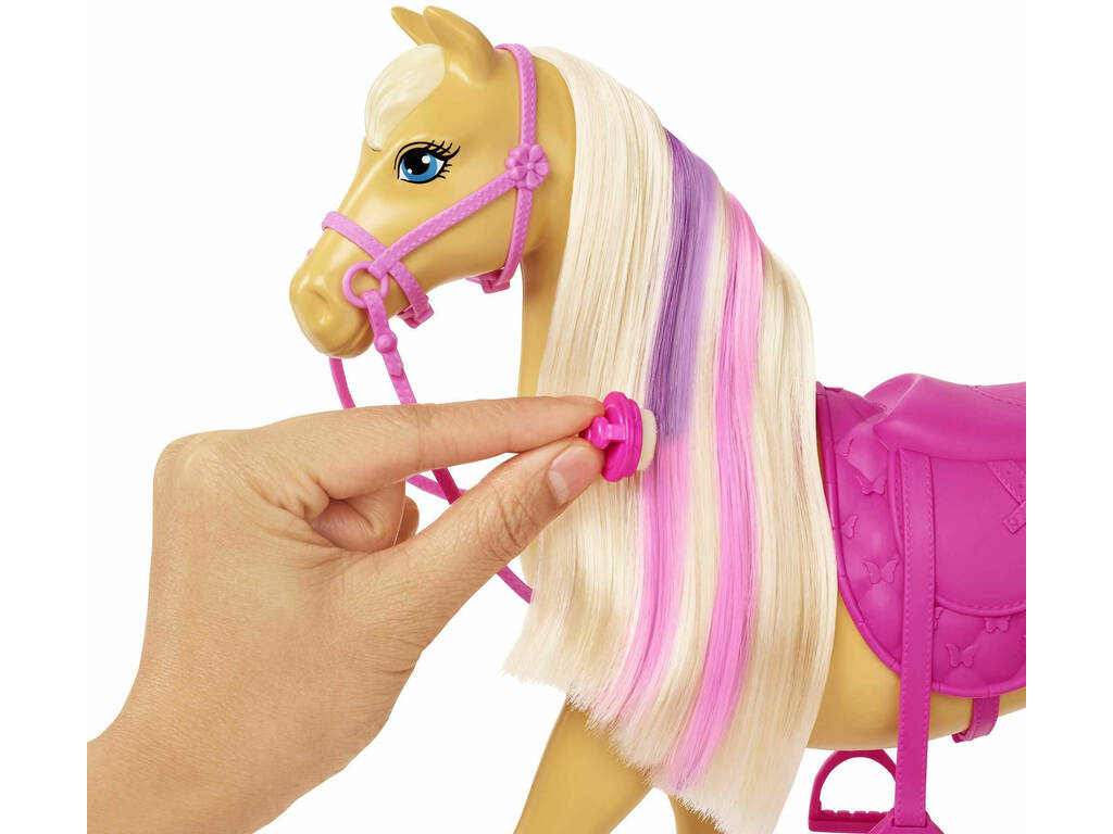 Barbie con cavallo e pony Mattel GXV77