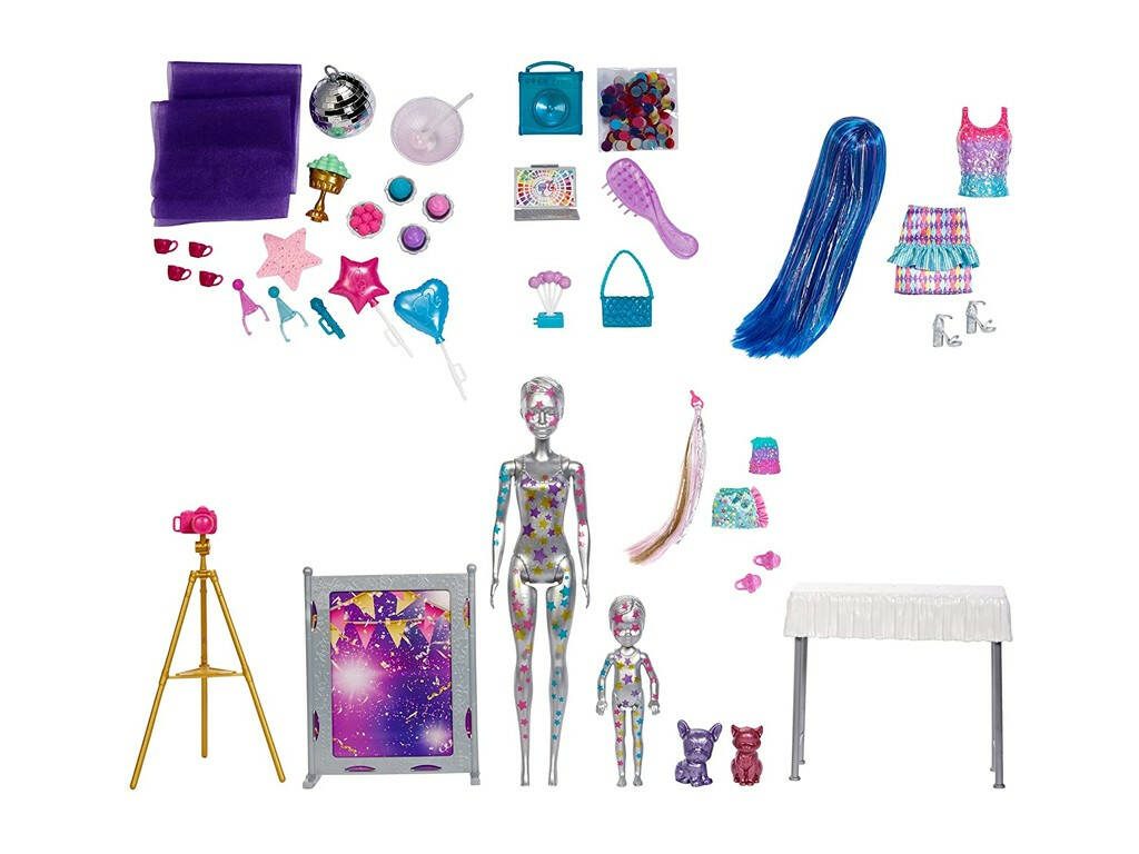 Barbie Color Reveal Surprise Party Set Mattel GXJ88