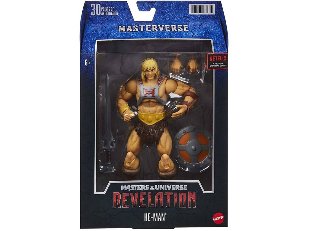Masters Del Universo Revelation Figura He-Man Mattel GYV09