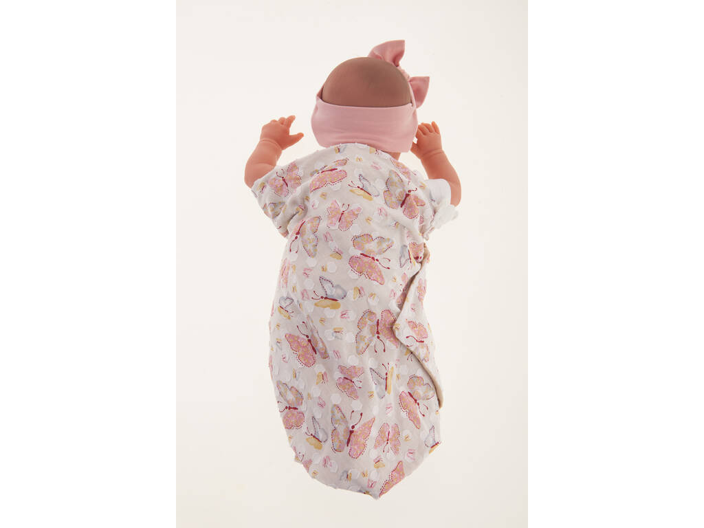 Bambola neonata Lea Cuscino farfalla 40 cm. Bambole Antonio Juan 33119