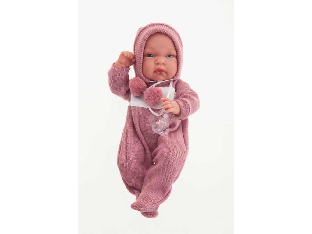 Baby Toneta Lila Weste Puppe 33 cm. Antonio Juan 60145