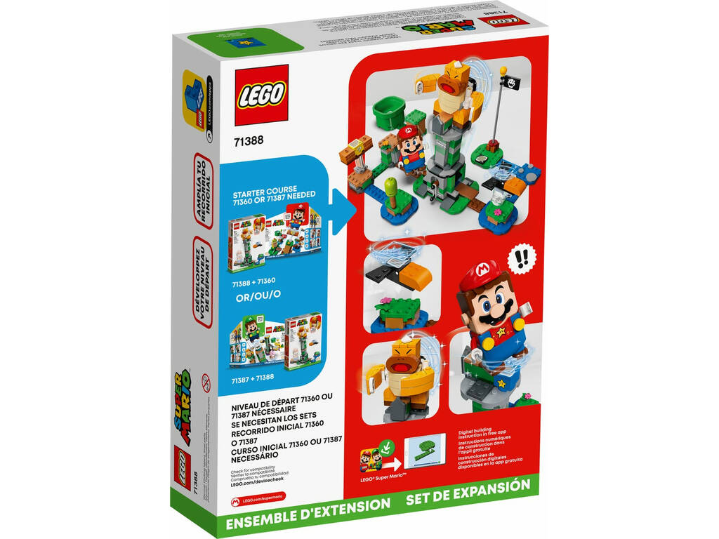 Lego Super Mario Set de Expansión: Torre Bamboleante del Hermano Sumo Jefe 71388