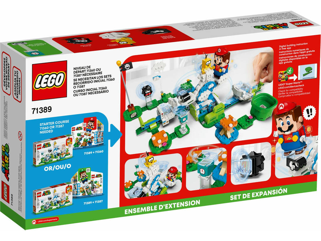 Lego Super Mario Set Erweiterung: Aerial Welt von Lakitu 71389