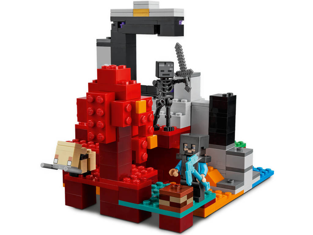 Lego Minecraft Le portail en ruine 21172