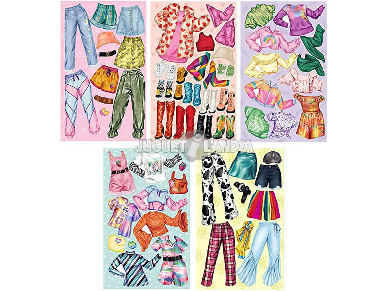 Depesche 11967 TOPModel Dress Me Up - Livre de coloriage de 24 Pages pour  Dessiner des Tenues de Mode, avec des Figurines de mannequins pré-imprimées