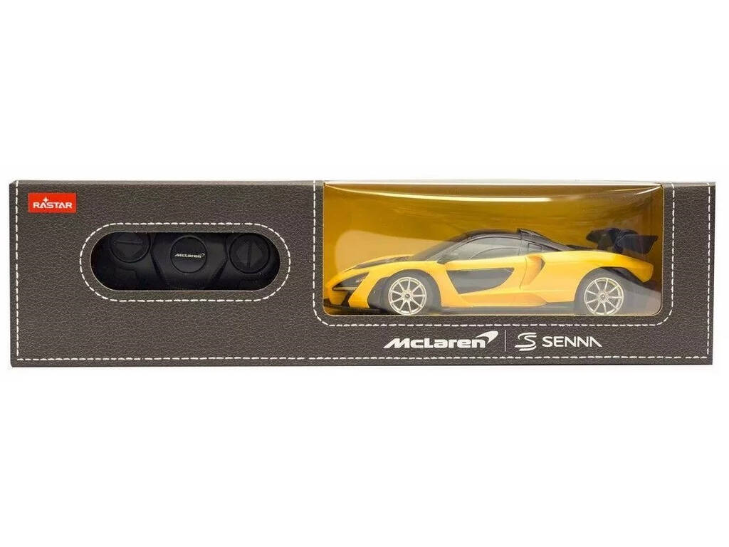 Carro Radio Control 1:24 McLaren Senna Amarelo