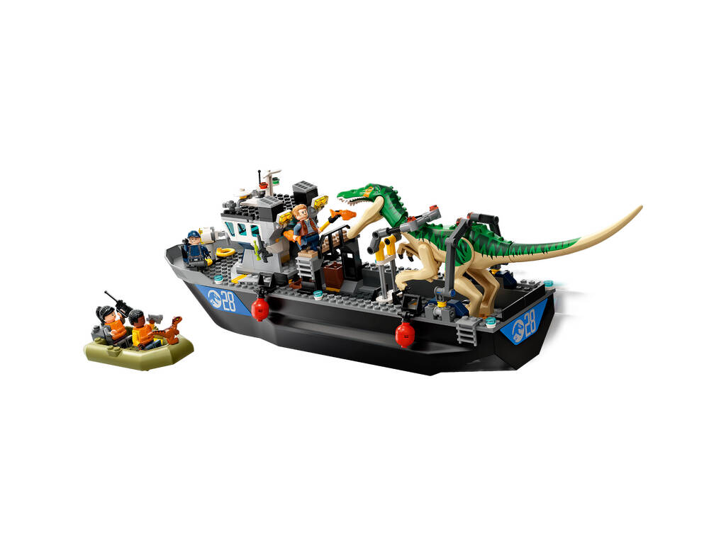 Lego Jurassic World Fuga del Barco del Dinosaurio Baryonyx 76942