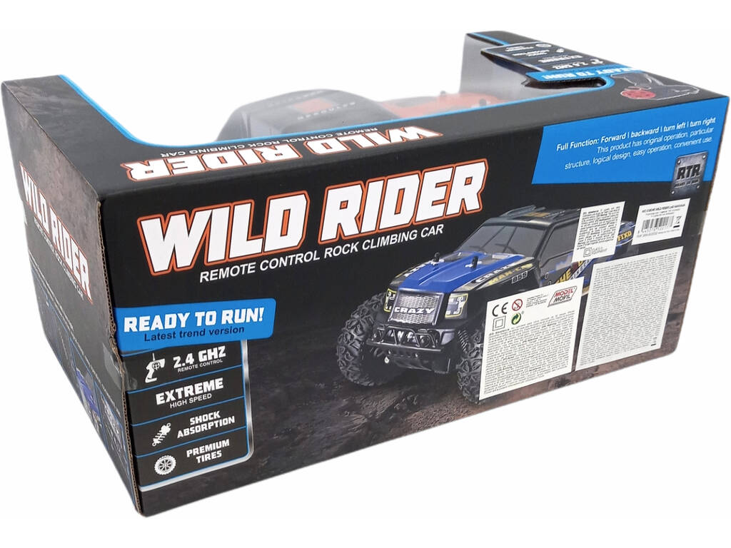 Rádio Controlo Wild Rider 2.4G 4 Fuções Laranja