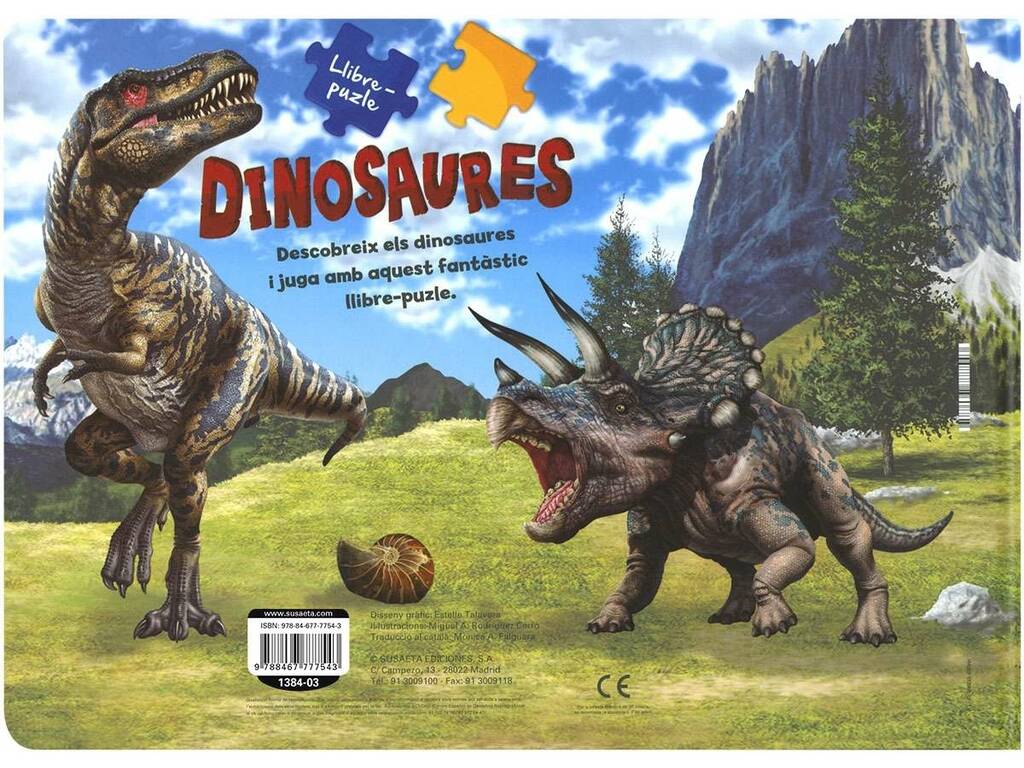 Libro Puzzle 48 Pezzi Dinosauri S1384003