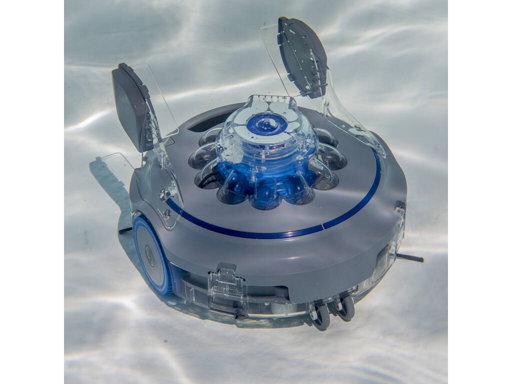 Piscina Oval de Madeira Grenade 2 de 436x336x117 cm. + Robot aspirador de piscinas a bateria grátis