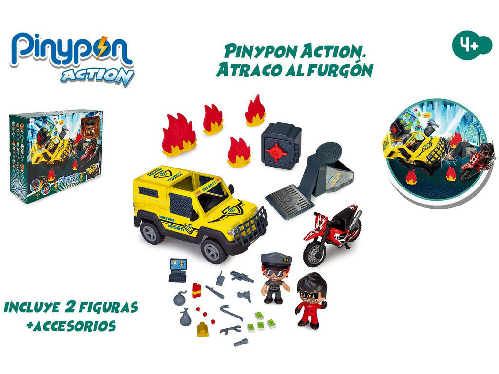 Pinypon Action Atraco Al Furgón Famosa 700017038