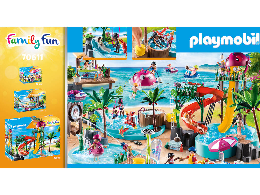 Playmobil Kinderbecken mit Hydromassage-Badewanne 70611