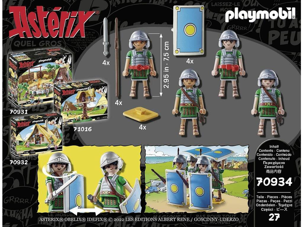 Playmobil Asterix Truppa Romana 70934