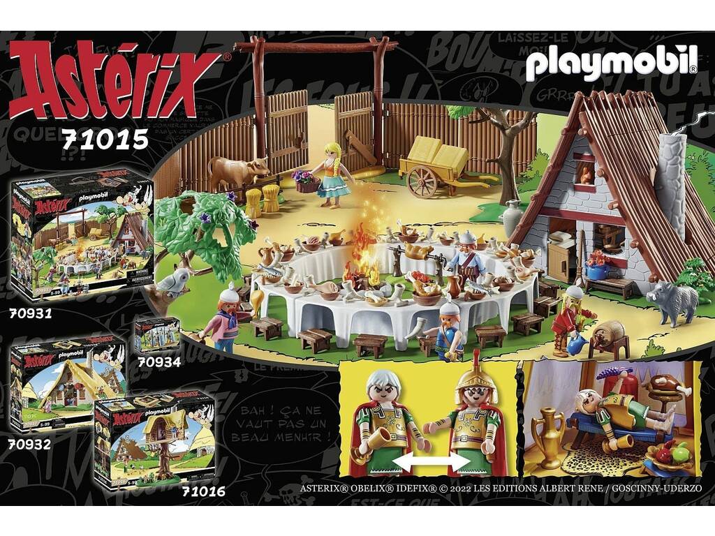 Playmobil Astérix Boutique avec Généraux 71015
