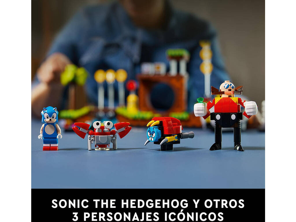 Lego Ideas Sonic 21331 - Sonic The Hedgehog: Green Hill Zone Quantidade De  Peças 1125