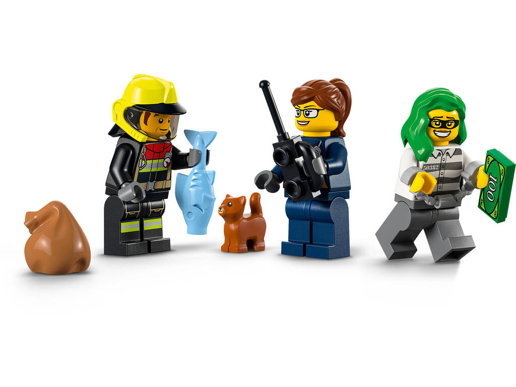 Lego City Salvataggio dei pompieri e inseguimento della polizia 60319
