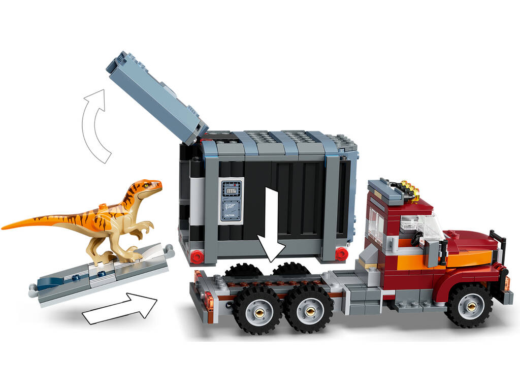 Lego Jurassic World T. Rex und Atrociraptor Dinosaur Escape 76948