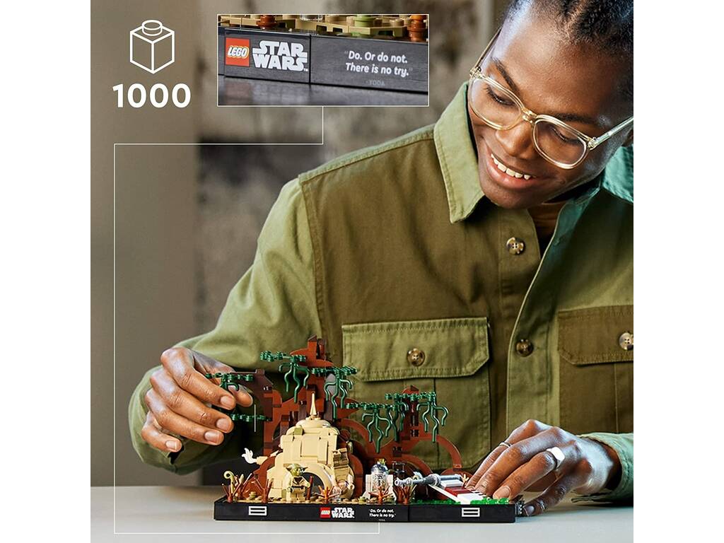 Lego Star Wars Diorama: Entrenamiento Jedi en Dagobah 75330