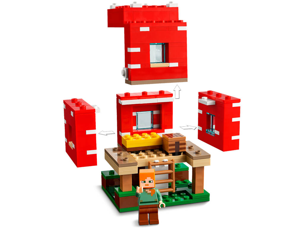 Lego Minecraft La Casa Champiñón 21179