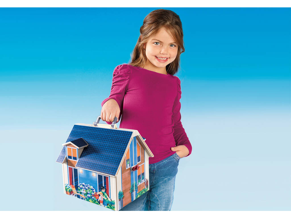 Playmobil Maison de poupée Mallette de maison de poupée 70985
