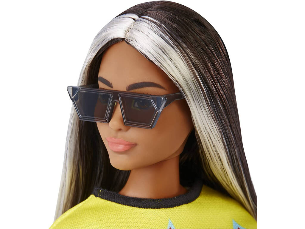 Barbie Fashionista Top con gonna a quadri Mattel HBV13