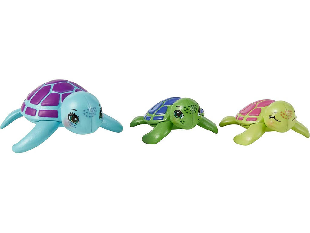 Enchantimals Royal Ocean Kingdom Tinsley Turtle e Sua Família Mattel HCF95