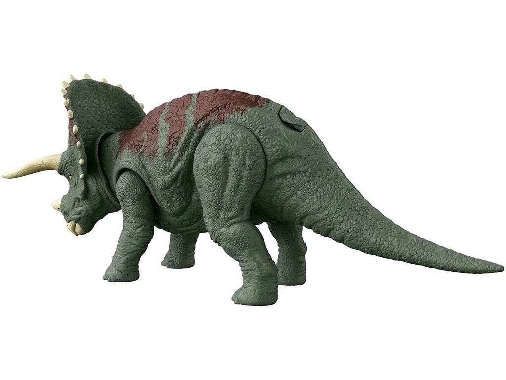 Jurassic World Dominion Triceratops Ruggisce e Colpisce Mattel HDX34