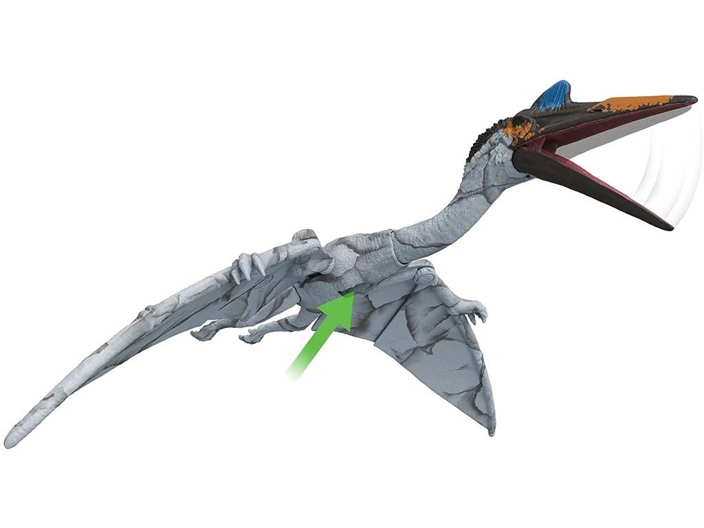 Jurassic World Dominion Quetzalcoatlus Acción Colosal Mattel HDX48