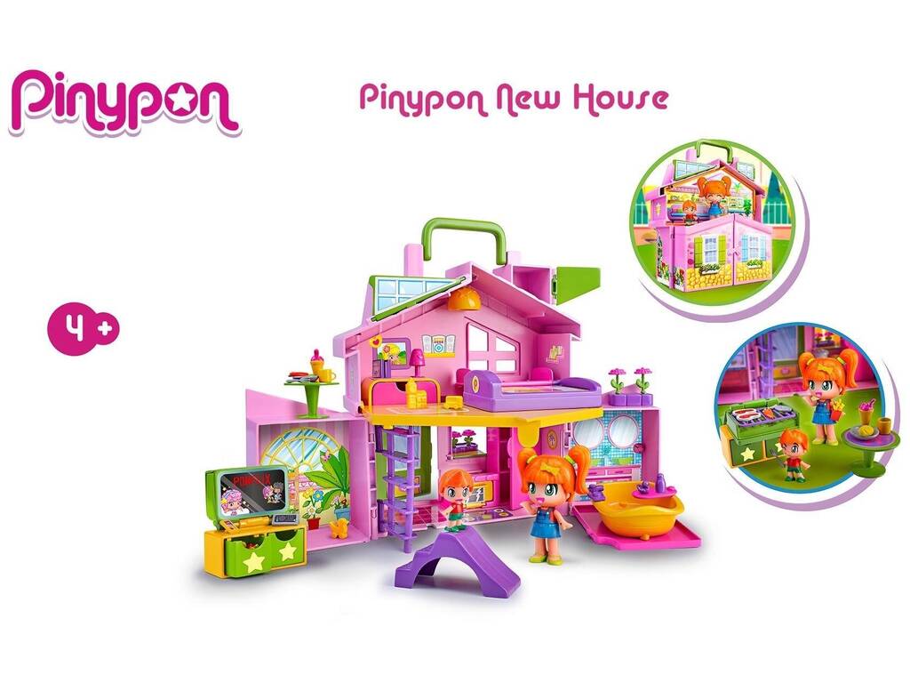 Pinypon Rosa Haus Aktentasche Famosa 700017012