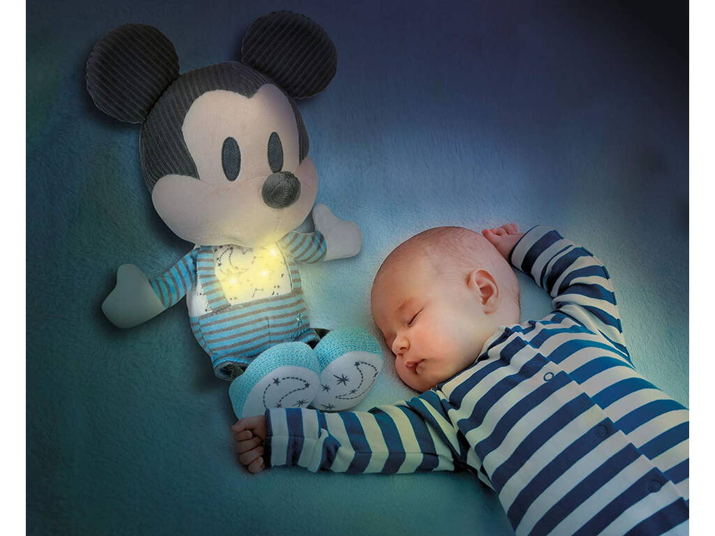 Peluche Baby Mickey Sleeps With Me Clementoni 17394