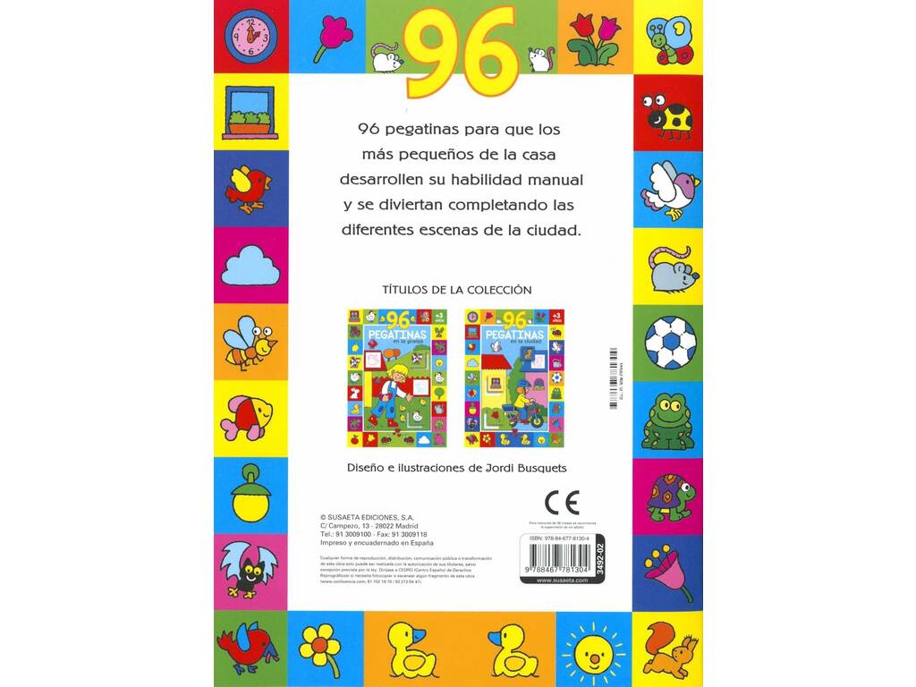 Livre 96 Autocollants dans la ville